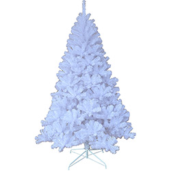 Árvore Tradicional Branca Pinheiro Canadense 2,10m - Christmas Traditions
