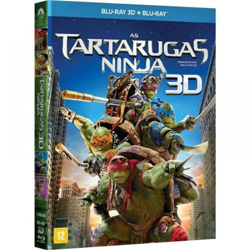 As Tartarugas Ninja - Blu Ray 3D+Blu Ray Ação