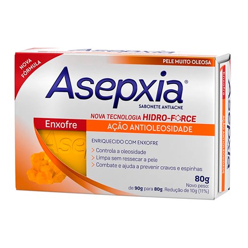 Asepxia Sabonete 80g - Enxofre
