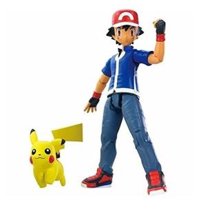 Ash e Pikachu - Action Figure Pokémon XY Trainer