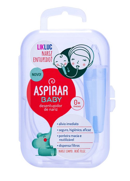 Aspirador Nasal com Estojo - Aspirar Baby Likluc