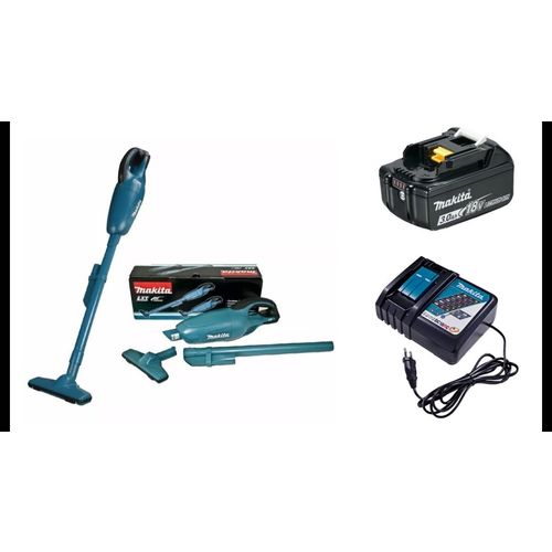 Aspirador Pó Portátil Bateria Makita 18V Profissional Carregador BiVolt