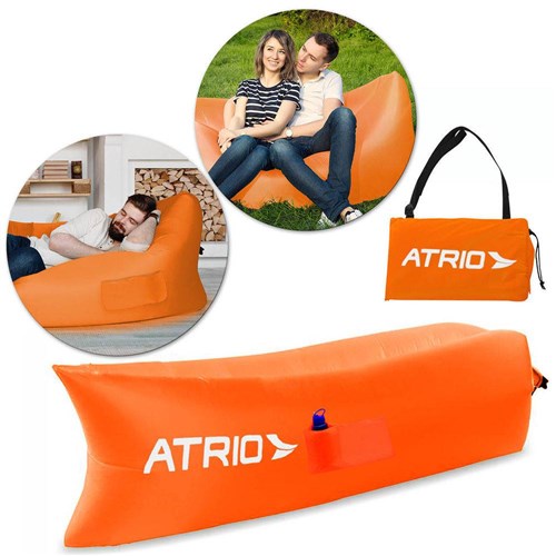 Assento Inflável Atrio Chill Bag Laranja- ES140