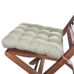 Assento 40x40cm Para Cadeira Tecido Futon - Bege