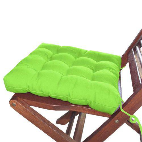 Assento para Cadeira Futon Tecido Oxford 40x40 Cm - Verde Claro