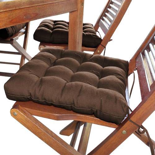 Assento para Cadeira Futton Confort - 40 X 40 Cm Tabaco - Gihan e Ahmad