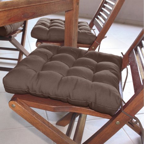 Assento para Cadeira Futton Confort 40X40cm Tabaco