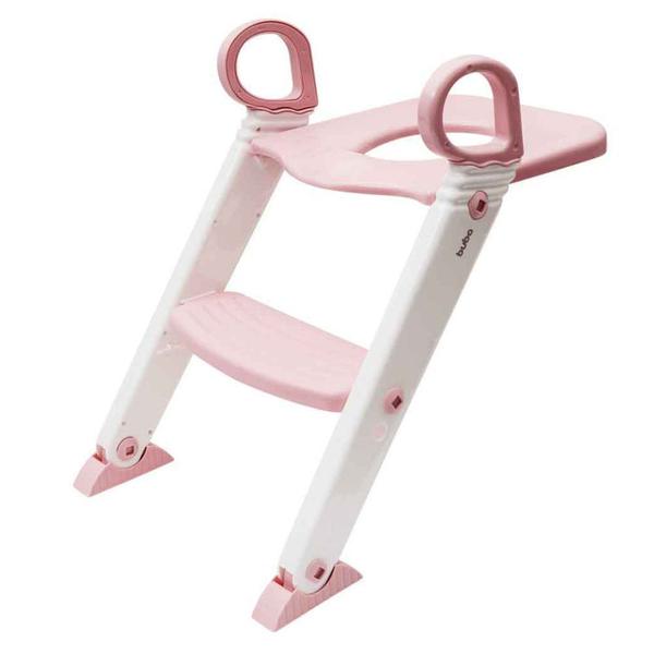 Assento Redutor com Escada - Rosa - Buba - Buba Toys
