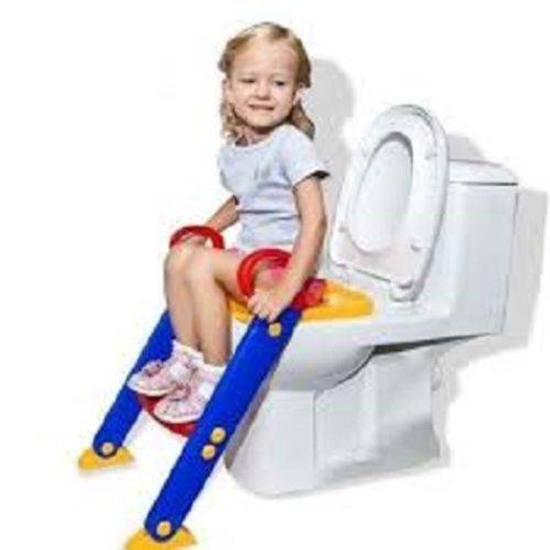 Tudo sobre 'Assento Redutor para Vaso Sanitario Infantil com Escada Troninho com Escadinha para Criança'
