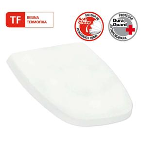 Assento Sanitário Fit/Versato Termofixo Evolution Soft Close Tupan - Branco