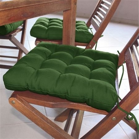 Assentos para Cadeira Tecido Oxford 40x40cm Futon CouroCor Verde Bandeira - Gihan e Ahmad