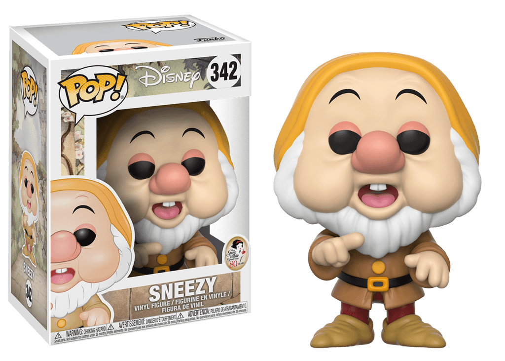 Atchim - Sneezy - Pop! - Disney - Snow White - 342 - Funko