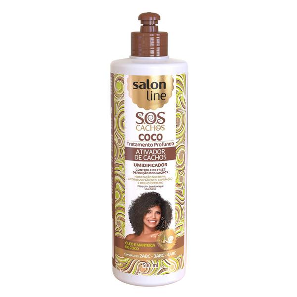 Ativador de Cachos Salon Line SOS Coco - 500ml