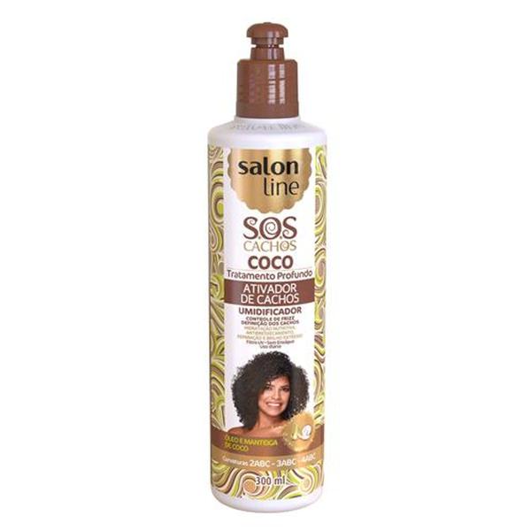 Ativador de Cachos SOS Coco 300ml - Salon Line