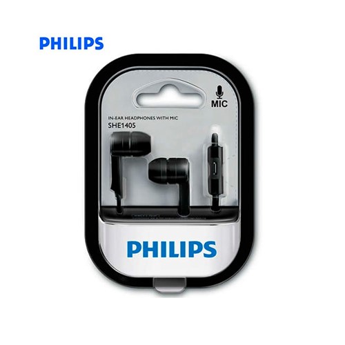 Auricular Philips In Ear SHE1405BK10