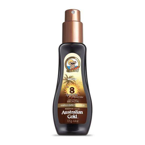 Australian Gold Loção Bronzeadora FPS 8 Spray Gel 125g