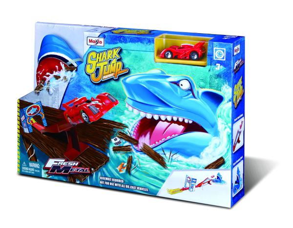Auto Pista Fresh Metal - Shark Jump Playset - Maisto