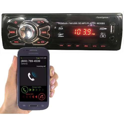Auto Radio Automotivo Bluetooth Mp3 Player Usb Sd Som Carro