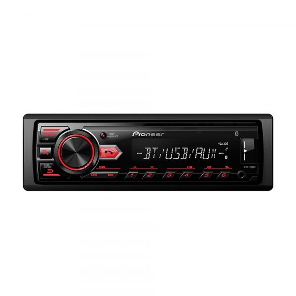 Auto Rádio BT/USB/AUX/Android MVH298BT Preto - Pioneer