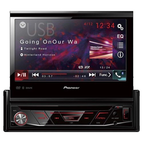Auto Rádio Cd Dvd Usb Am Fm Bluetooth Preto Avh-4880Dvd Pioneer