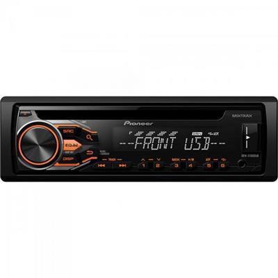 Auto Rádio CD/USB/AM/FM DEH-X1880UB Preto PIONEER