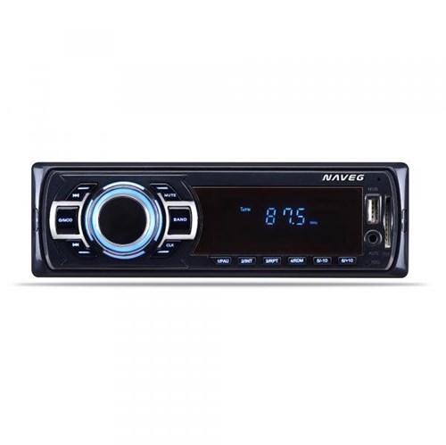 Auto Rádio com MP3 Player e Rádio FM Naveg NVS-3068 com Entradas USB SD e Auxiliar