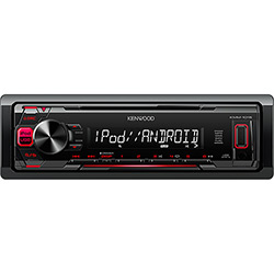 Auto Rádio com MP3 Player Kenwood KMM-1015 Entrada USB Auxiliar