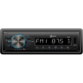 Auto Rádio Lenoxx AR-601 FM Estéreo Entrada USB, Cartão SD, Preto