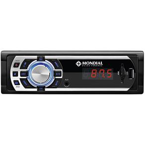 Auto-Rádio MP3 Player Automotivo Entrada USB Radio FM Preto AR-01 - Mondial
