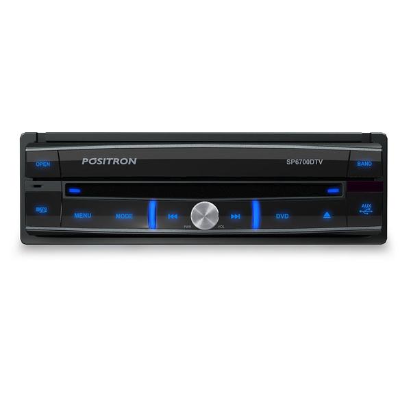Auto Radio Positron DVD Player SP-6700DTV 7" RETRATIL/ USB/ MP3/ TV Digital