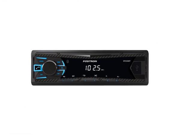 Auto Rádio Positron SP2230BT, USB, Bluetooth, Viva Voz, Relógio Digital. - Fujioka Distribuidora