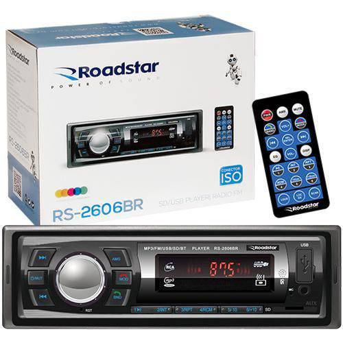 Auto Radio Roadstar RS2606BR Bluetooth Mp3 FM USB