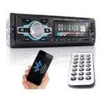 Auto Rádio Som Automotivo Bluetooth Mp3 Player Usb Controle