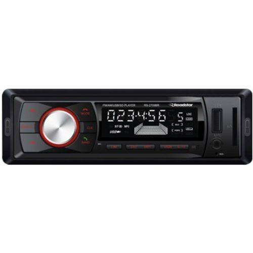 Auto Rádio Som Automotivo Roadstar Rs2709br Sd Aux USB Mp3