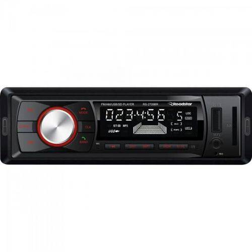 Auto Radio USB/am/fm/bluetooth Rs-2709br Preto Roadstar