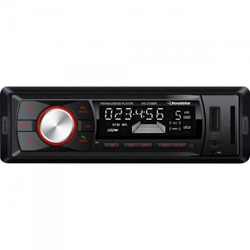 Auto Rádio Usb/am/fm/bluetooth Rs-2709br Preto Roadstar