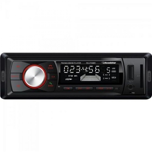 Auto Rádio USB/Bluetooth AM/FM Preto Roadstar RS-2709BR