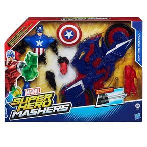 Avengers Boneco Capitão América com Veículo - Hasbro