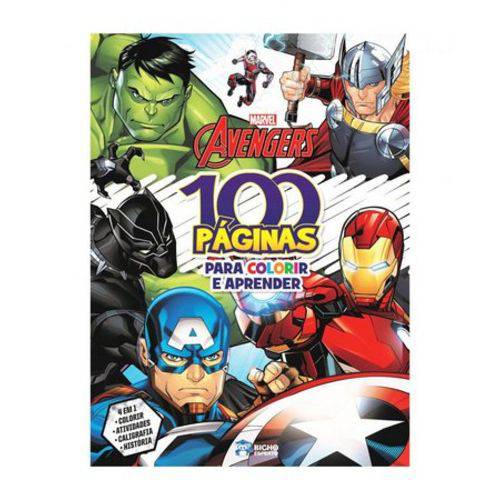 Tudo sobre 'Avengers: Col. 100 Páginas para Colorir e Aprender'