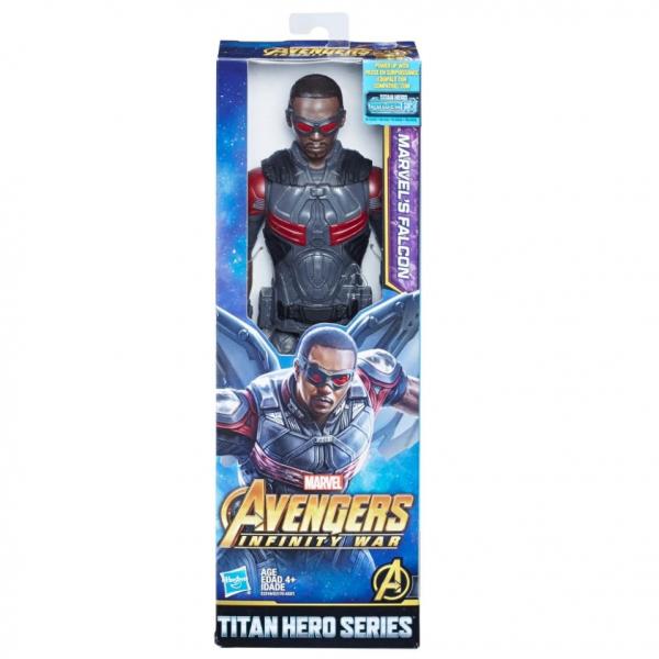Avengers Figura 12 Titan Hero Power FX Marvels Falcon - E2170 - Hasbro
