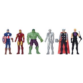 Tudo sobre 'Avengers-Pack com 6 Figuras Titan Hasbro B2277'