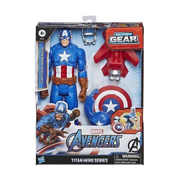 Avengers Titan Hero Blast Gear Capitao America - Hasbro