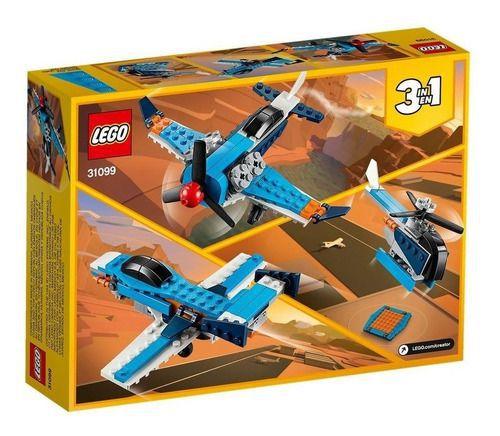 Avião de Hélice 3 X 1 - Lego Creator - 31099