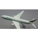 Avião miniatura metal 16x16cm colecionador