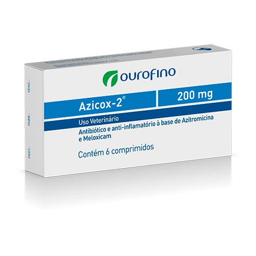 Azicox-2 200mg C/ 6 Comprimidos - Ourofino