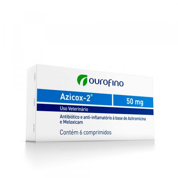Azicox-2 50 Mg - 6 Comprimidos - Ouro Fino