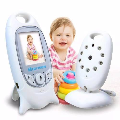 Baba Eletrônica Digital Vídeo Termômetro Visão Noturna Bebê