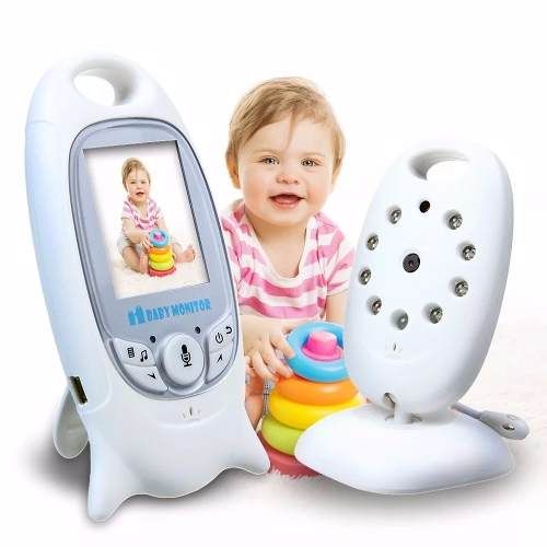 Babá Eletrônica Digital Vídeo Termômetro Visão Noturna Bebê