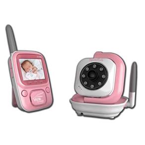 Babá Eletrônica Digital Vista Siga-me Baby 1 com Display Colorido de 2,4", Sem Fio, Rosa