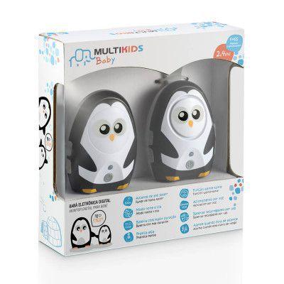 Babá Eletrônica Pinguim Áudio Digital - Multikids